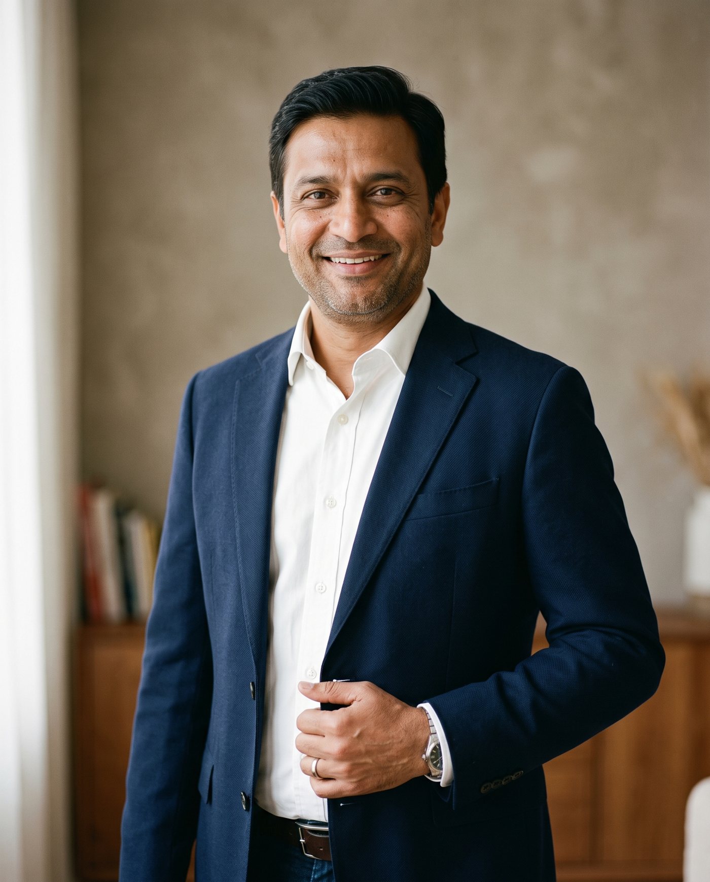 A portrait of Vikram