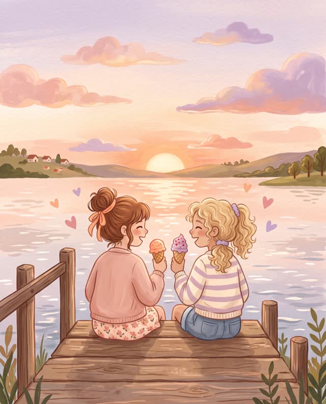 sunset ice-creams 🍦